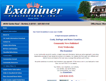 Tablet Screenshot of examinerpublications.com